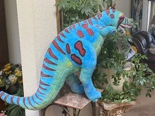 Melissa  Doug Plush T-Rex Dinosaur Large 33  tip tail Stuffed Animal Bends 