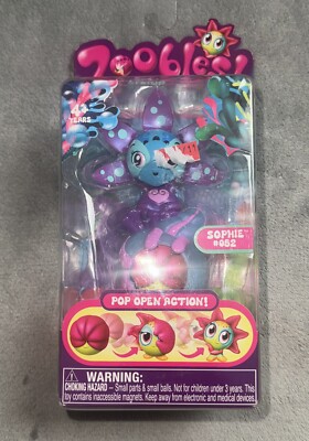 Zoobles! Seagonia 2010 Collection - Sophie #052- Spring to Life! Figure - NIB!!