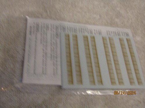 Calcomanías de persianas venecianas Walthers HO de colección coches de pasajeros 7011 90 nuevo en paquete como nuevo 1983 | Zustand: New