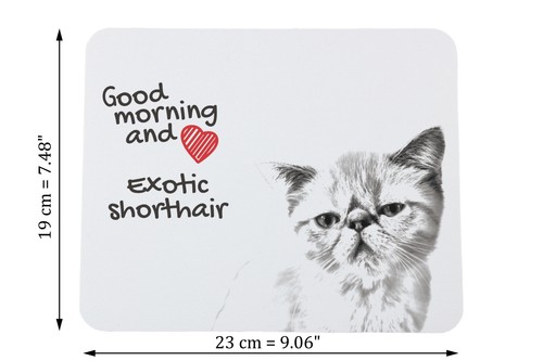 Tapis De Souris Exotique À Poils Courts Avec Chat Art-Chien - Photo 2/7