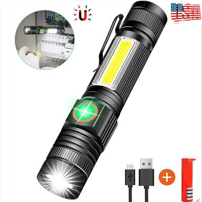 CREE T6  LED Flashlight Torch 50000LM Zoomable 5-Mode for 18650 KY