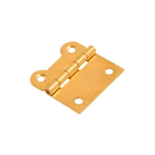 2 X Plano Cocina Puerta Armario Bisagra 38mm X 37mm Eb Acero Latonado - Nuevo