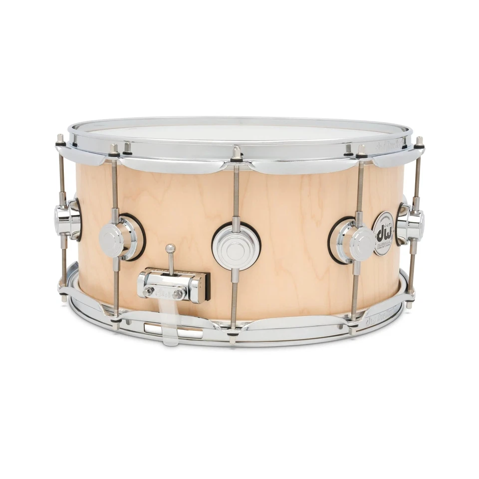 DW Collectors Maple 333 Snare Drum 14x6.5 Satin Oil w/ Zikit - Image 4 of 4