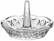 Glass Ring Holder Dish Jewelry Accessory Dresser Vanity FREE SHIPPING US SELLER