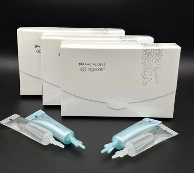 NUSKIN 3 packungen Galvanic Spa Facial Gels AgeLOC -- Kostenloser Versand!