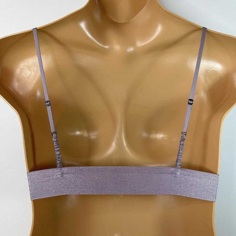 Free People Wild One Bralette 胸罩动物印花豹纹棕色三角女式 XS — 第 4/4 张图片