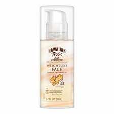 Hawaiian Tropic Silk Hydration Wightless Face SPF 30 Sunscreen 1.7 OZ