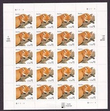 Scott #3036a Red Fox Full Sheet of 20 Stamps - MNH