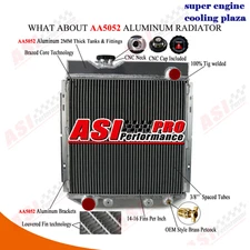 4 ROWS RADIATOR FOR 1960-1965 FORD FALCON COMET/64-66 MUSTANG 5.0L V8 302 351.