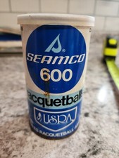 Seamco 600 Vintage Racquetballs Sealed Can Of 2 USRA