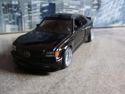 ´89 Mercedes-Benz 560 SEC AMG / HW Umbau auf Gummiräder Real Riders 1:64