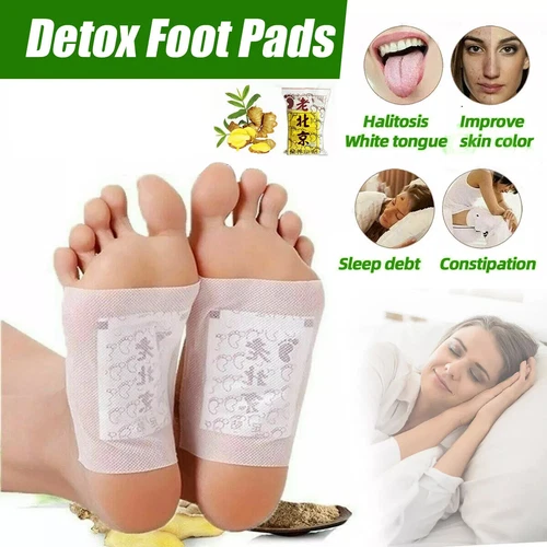 200 x Detox Foot Patches Pads Body Toxins Feet Slimming Cleansing Herbal Patch - Bild 4 von 13
