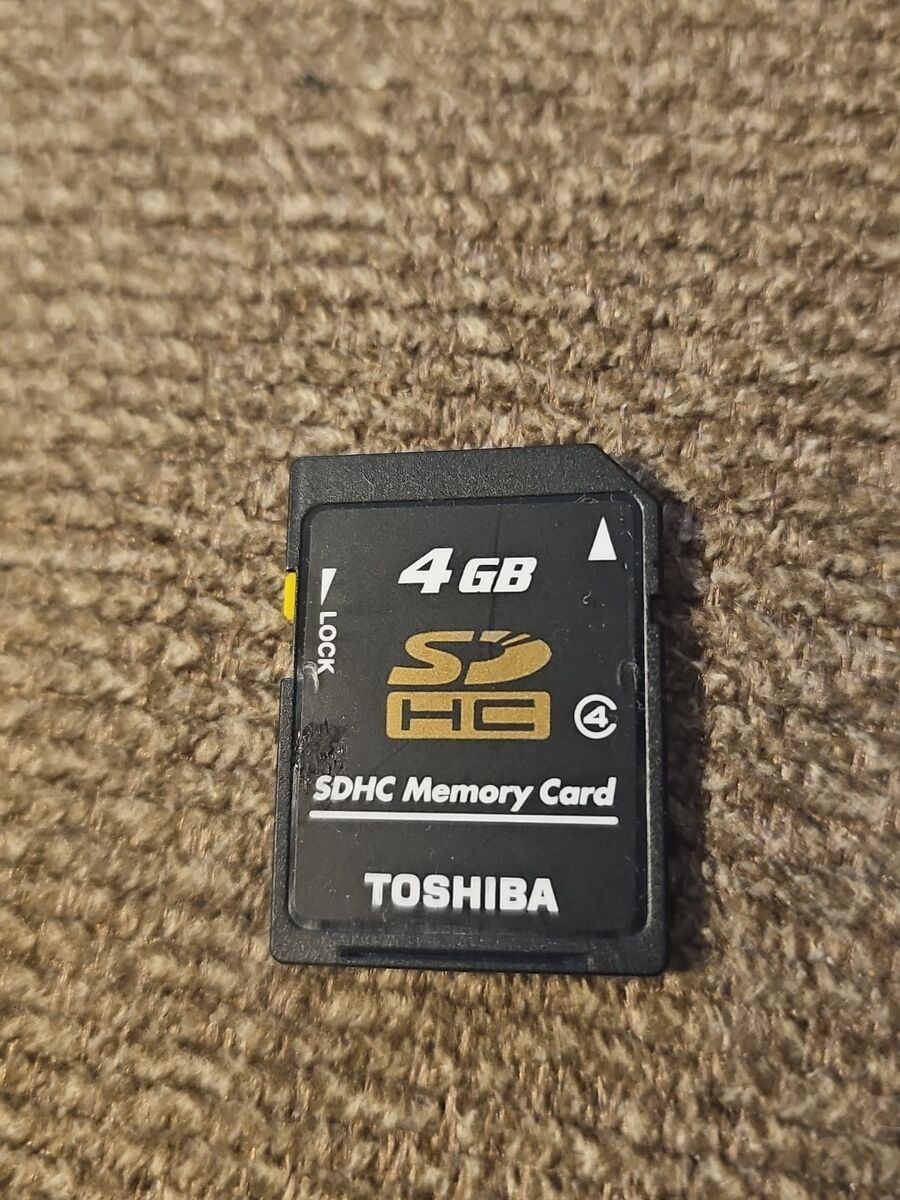 OEM Genuine Toshiba 4GB SDHC Memory Card - Class 4 - SD-K04G OEM Genuine Toshiba 4GB SDHC Memory Card - Class 4 - SD-K04G