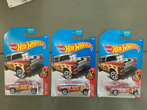 HOT WHEELS 1955 '55 CHEVY BIG BEL AIR GASSER COLLECTION UPDATED 8/28/25 - Picture 11 of 44