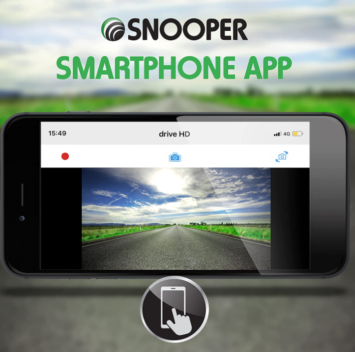 Snooper ‎DVRWF1 Wide Angle Dash Cam for sale online eBay