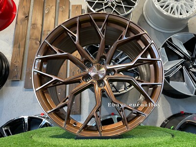 4 x 20 Inch 5x112 Forzza Titan Style Bronze Tint Wheels: Fits For