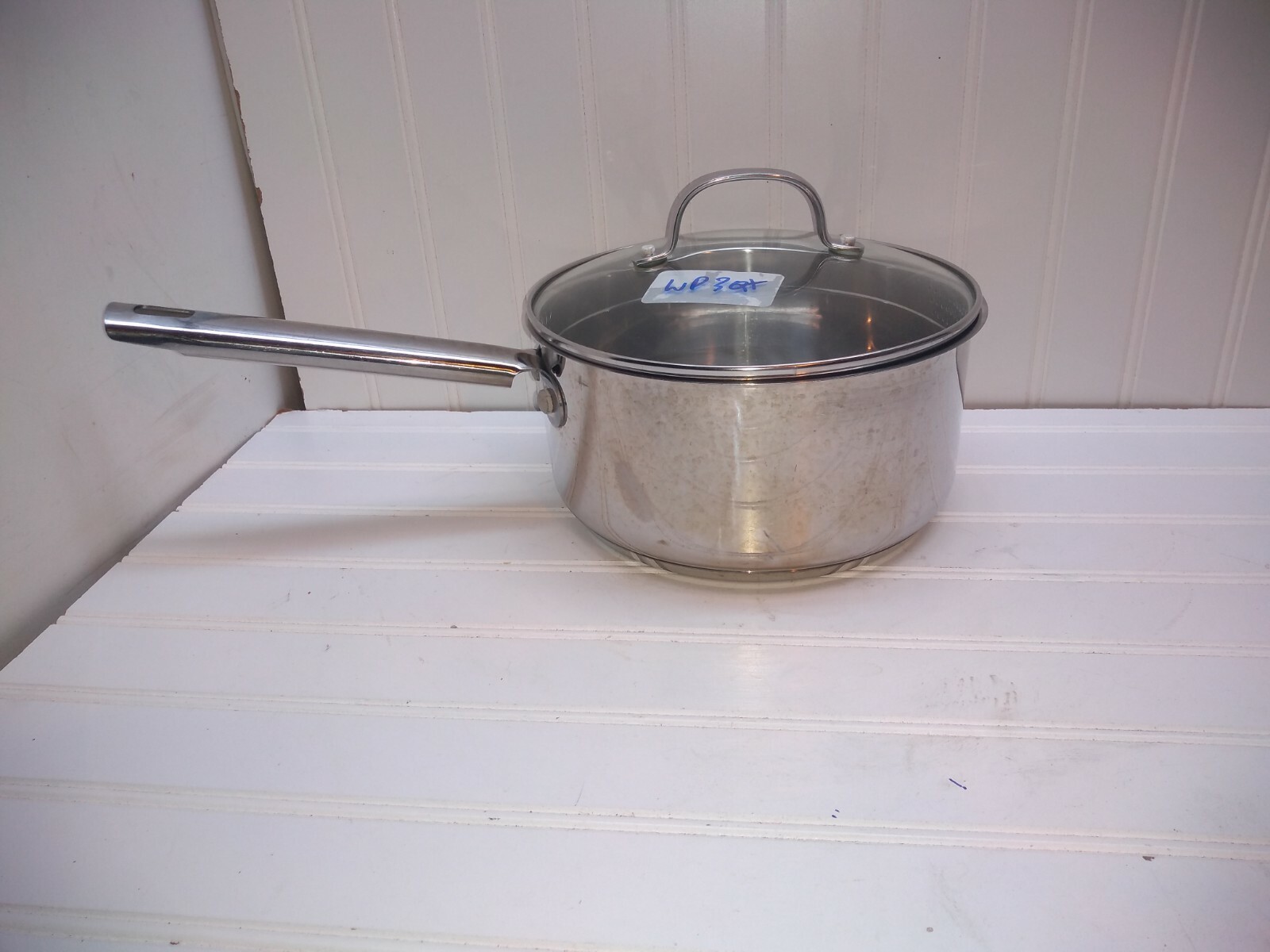 Wolfgang Puck Cafe Collection 3 Qt Stainless Saucepan Frying Pot Saute ...