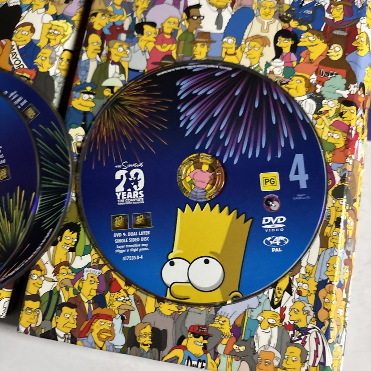 The Simpsons - Season 20 (DVD, 2008, 4-Disc) Region 4 | eBay UK