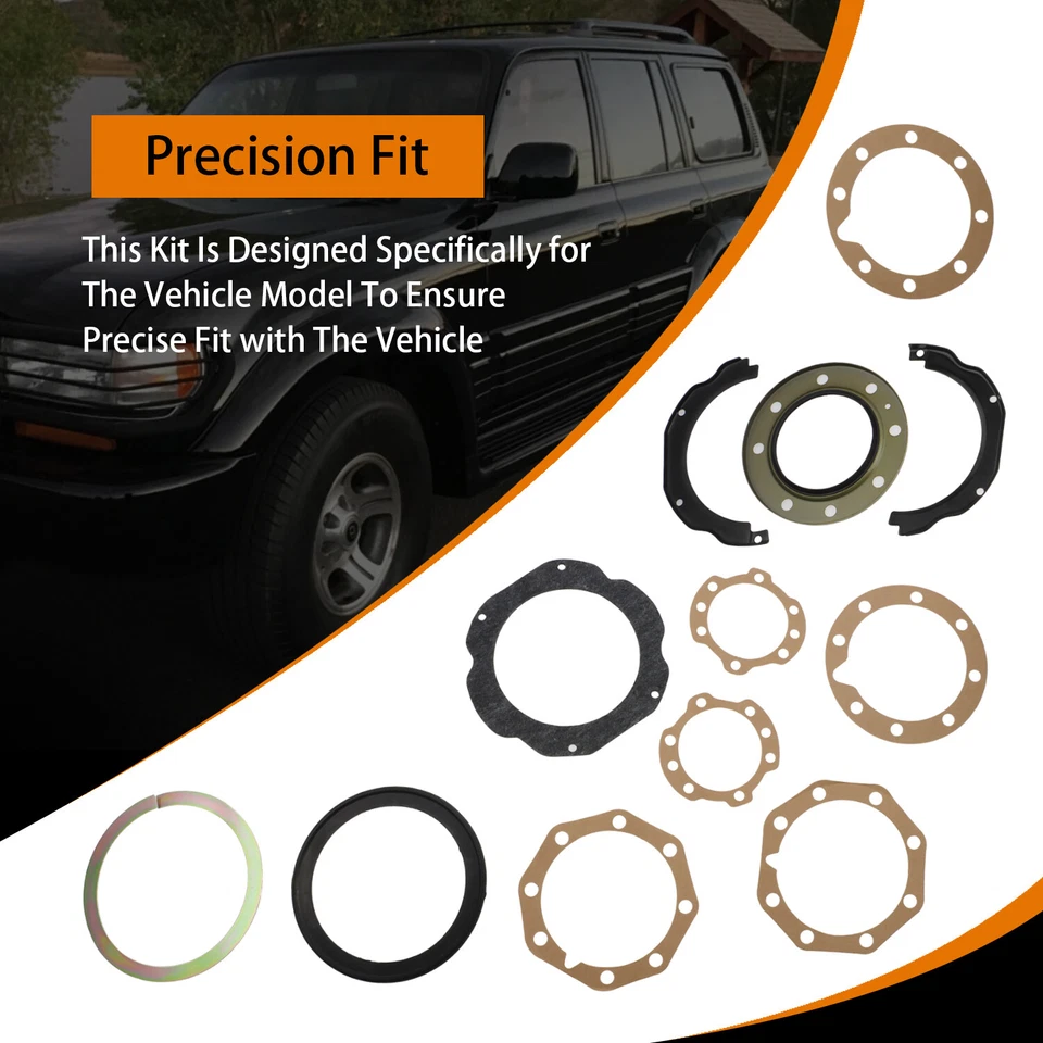 Kit de junta de revisión del eje delantero apto para Lexus LX450 Toyota Land Cruiser Foto 3 de 4