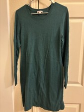 Merona green pullover sweater type Womens dress Size M