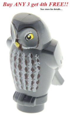  NEW LEGO Minifigure Mini Figure Minifig Animal Pet Bird Owl Printed ''Errol''