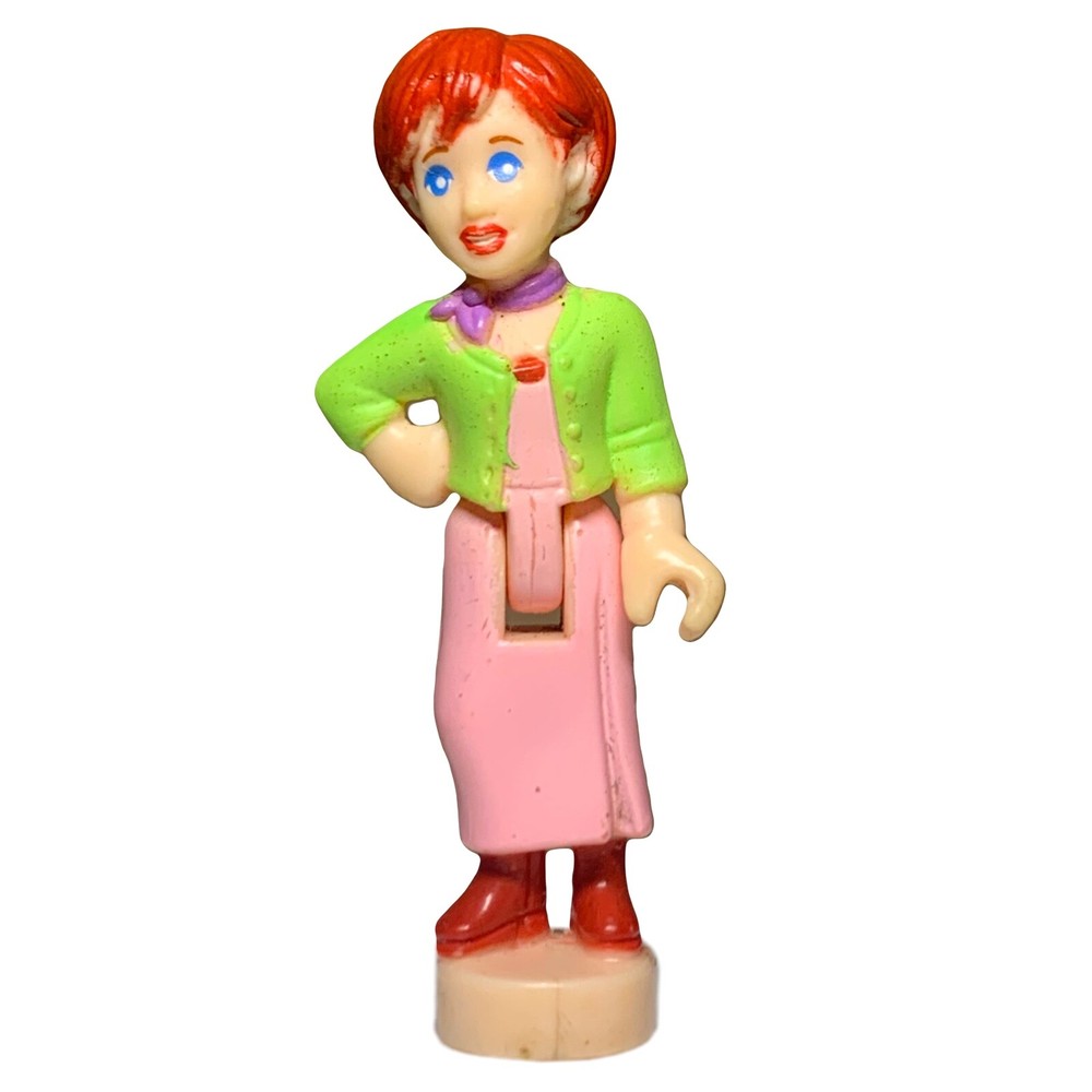 Vintage Polly Pocket Replacement Mom Doll - Dream Builders Mansion 1999