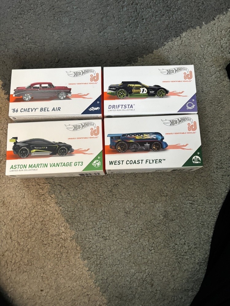 Hot Wheels Uniquely iD Cars Lot Of 4