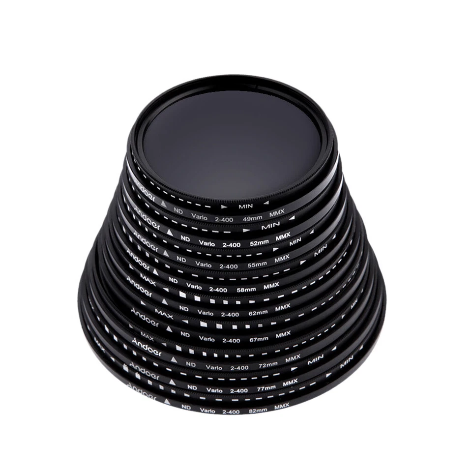 Andoer 77mm  Fader Adjustable ND2 to ND400 Filter for Canon   E3B9 - Image 4 of 4