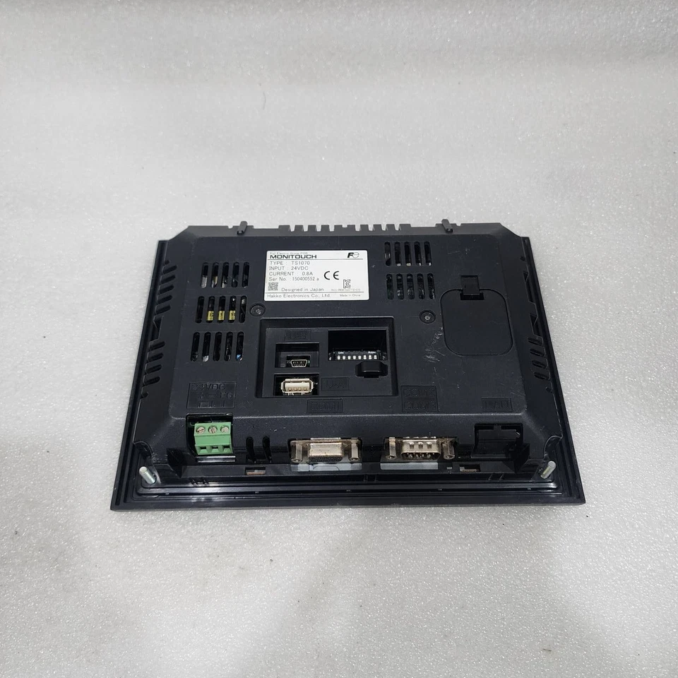 FUJI ELECTRIC MONITOUCH TS1070 HMI 24VDC HAKKO ELECTRONICS - Image 3 of 4