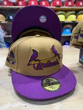 EXCLUSIVE New Era 59Fifty St. Louis Cardinals Fitted Hat Peanut Butter & Jelly