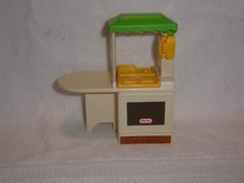 Little Tikes Dollhouse Kitchen Stove Oven Phone Shelf Island Counter