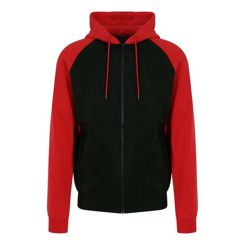 AWDis JH063 Baseball Zoodie - Bild 1 von 5