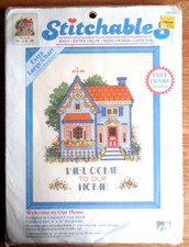 NEW Dimensions Stitchables Cross Stitch Kit "Welcome to Our Home" w 8x10 Frame