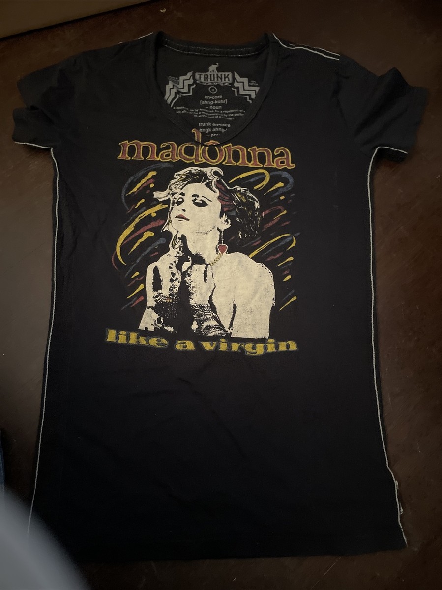 Trunk ltd. Madonna like a virgin s/s new t shirt size s v neck