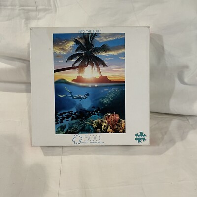 Buffalo Jigsaw Puzzle Into The Blue 500 Pieces
