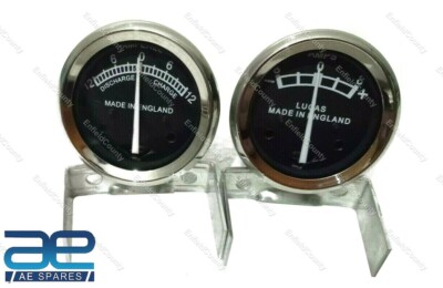 Paar Lucas Amperemeter Für Norton Triumph Ariel Velocette Matchless AEs