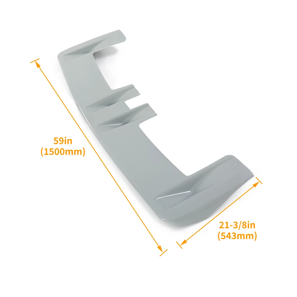 PAINTABLE TRUCK CAB SUN-VISOR FOR FORD F-250/F-350/F-450/F-550 SUPER DUTY 99-16 - Image 2 of 4