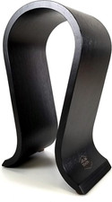 Black Headphone Stand  Wood Headphone Stand for Desk, Gaming  Omega Headset St