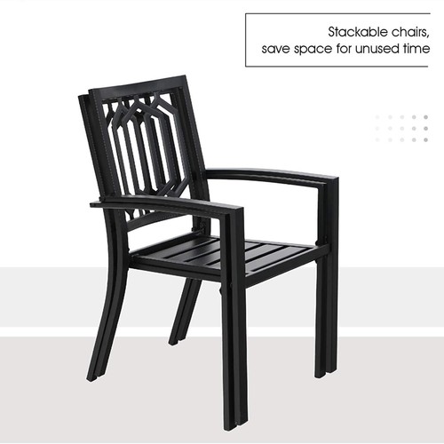 7 Piece Outdoor Dining Set Patio Table Chairs Set Garden Yard Chairs - Picture 11 of 13