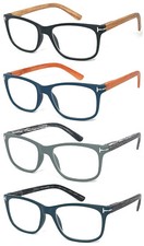 1 or 3 Pair Men Women Small Retro Square Frame Reading Glasses Not Bifocal
