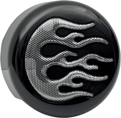 DRAG SPECIALTIES 76705F COVER HORN FLAME BLACK HARLEY DAVIDSON IRON 883 XLN 2012