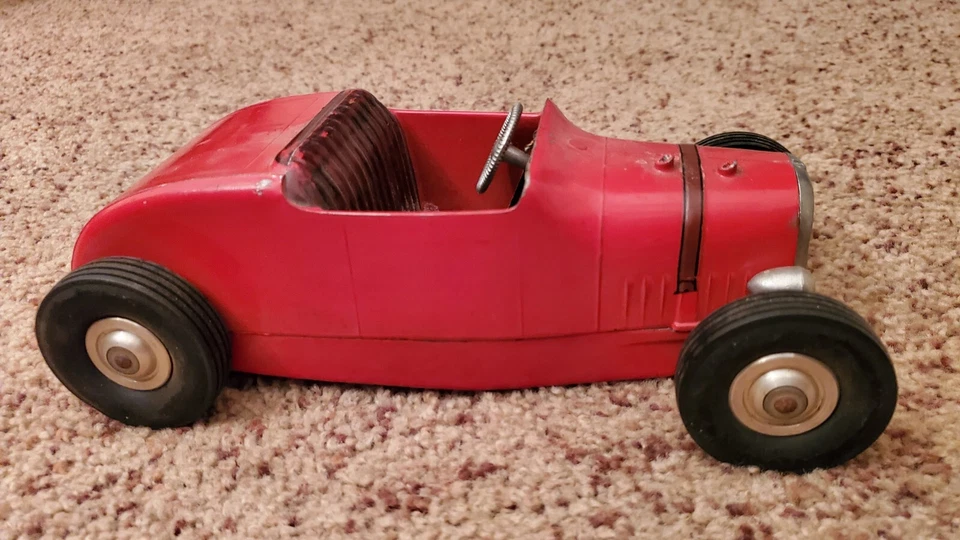 Vintage All American Hot-Rod Tether Car - Original Condition! - Image 3 of 4