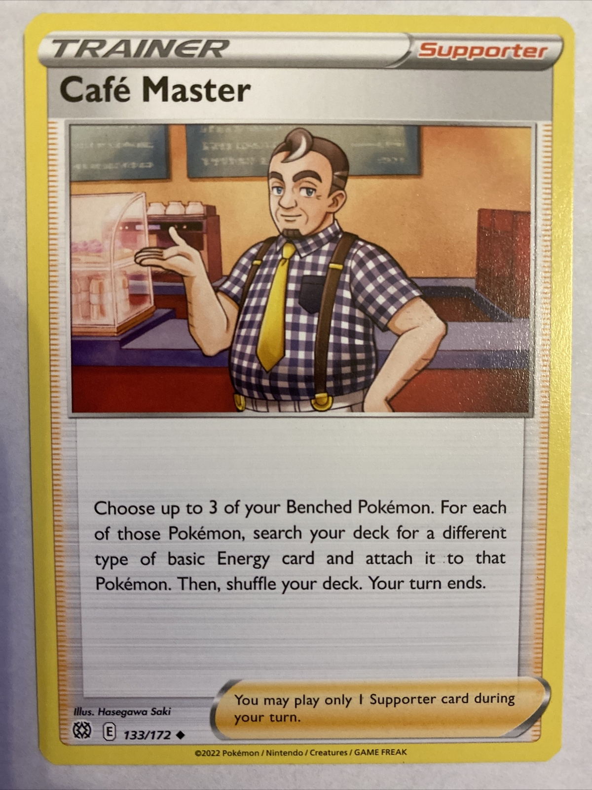 Café Master 133/172 - NM/M - Brilliant Stars Pokemon Card