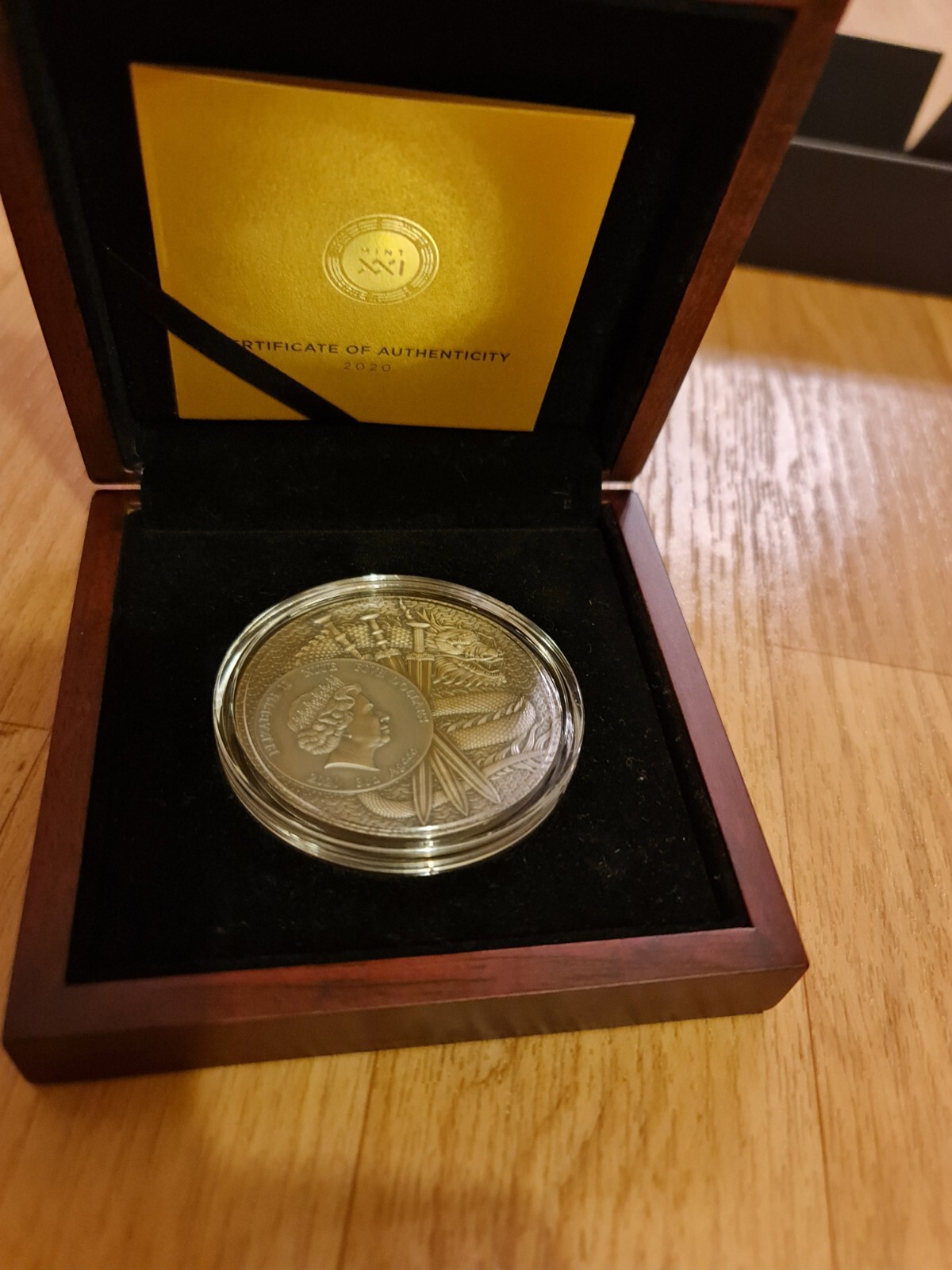 Zhang Fei Warriors China 2020 Niue $5 Gold Plated HIGH RELIEF 3 oz Silver Coin 