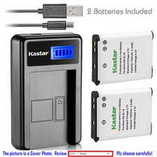 Kastar Battery LCD Charger for Nikon EN-EL19  Nikon Coolpix S3700 Coolpix S4100