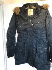 Urban Surface Damen Winter Jacke Gr S /36 Parka Glanz