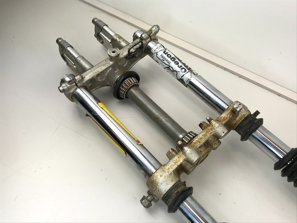 05 Suzuki DRZ125 DRZ 125 Front Fork Legs Tube Triple Tree Shocks