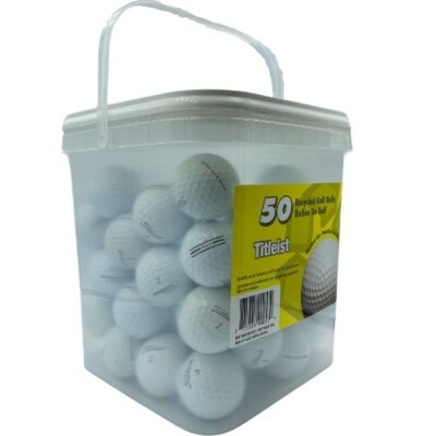 #ad 50 Titleist AVX 3A Used Golf Balls AAA *In a Free Bucket * SALE $74.75