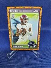 2025 Score Rookies Jalen Milroe #29 Pumpkin RC Rookie Card Pumpkins Seattle 