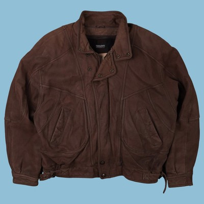 Vintage Georgetown Leather Design Thinsulate Lederjacke - XL